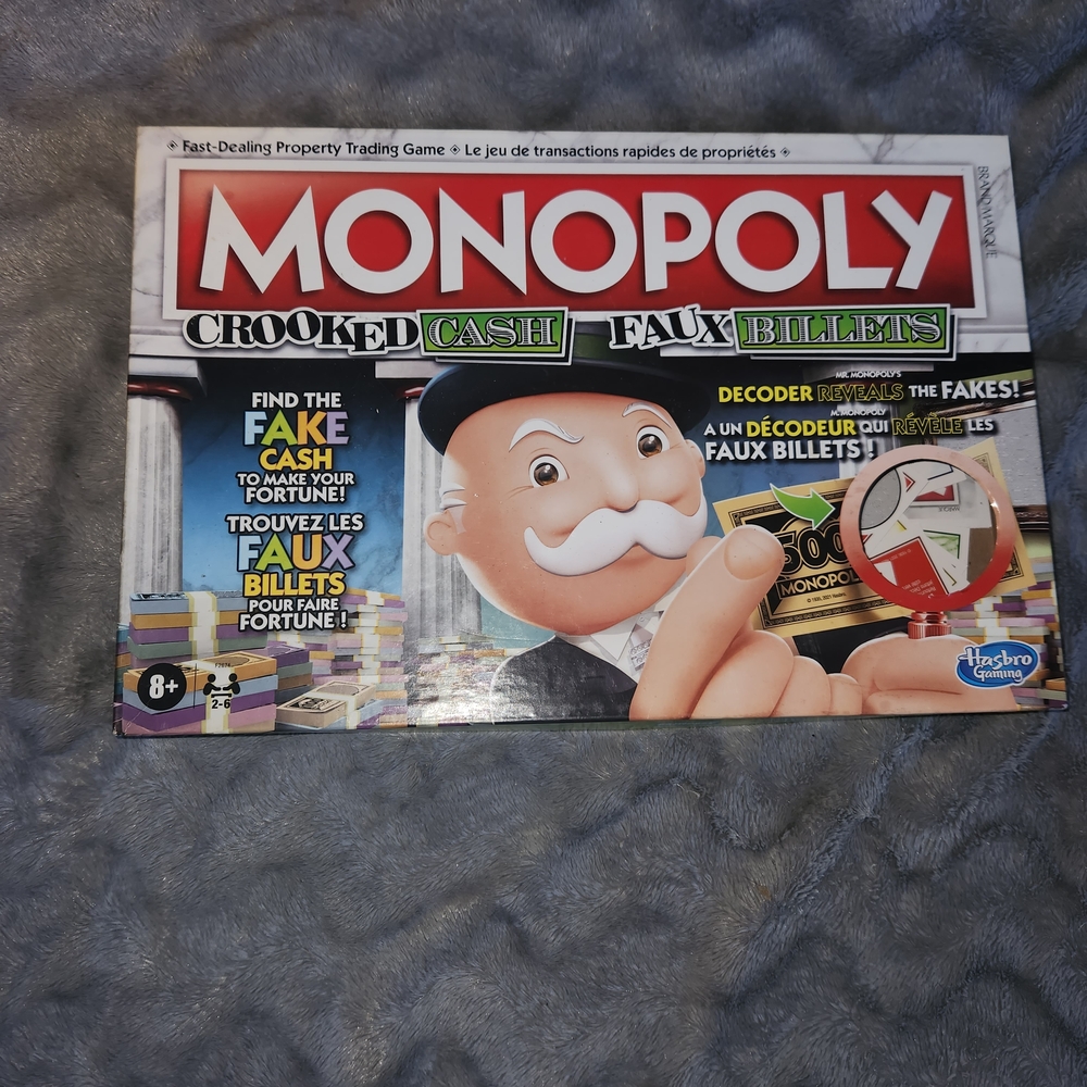 Hasbro Monopoly Crooked Cash Game